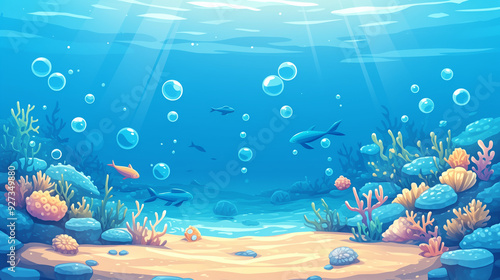 coral reef and fishes