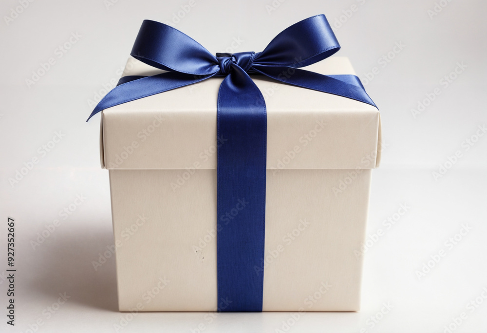 gift box wrapped with gold bow and ribbon isolated on white background. gift box wrapped with gold bow and ribbon isolated on white background.