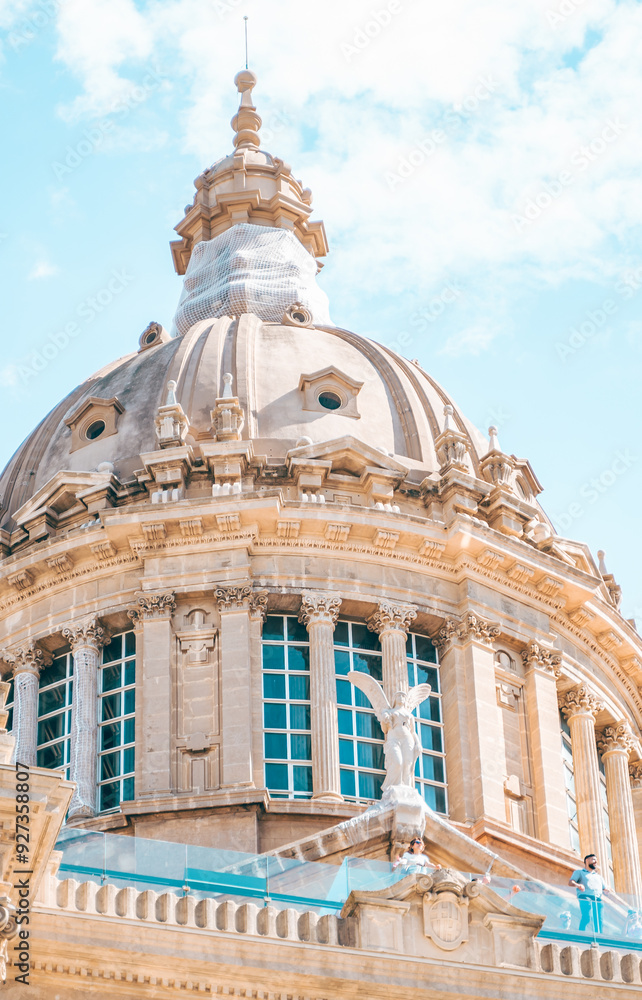 Barcelona: Historic Monuments and Architecture Under Blue Skies