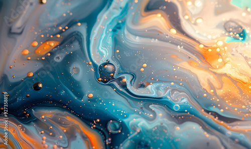 abstract 3d splash paint background