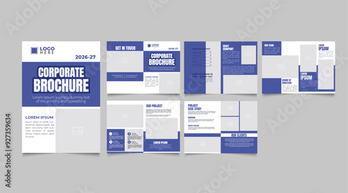 Corporate multipurpose business brochure template design