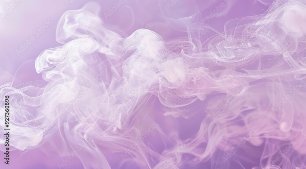 Flowing smoke on light purple background. Flowing smoke on light purple background.