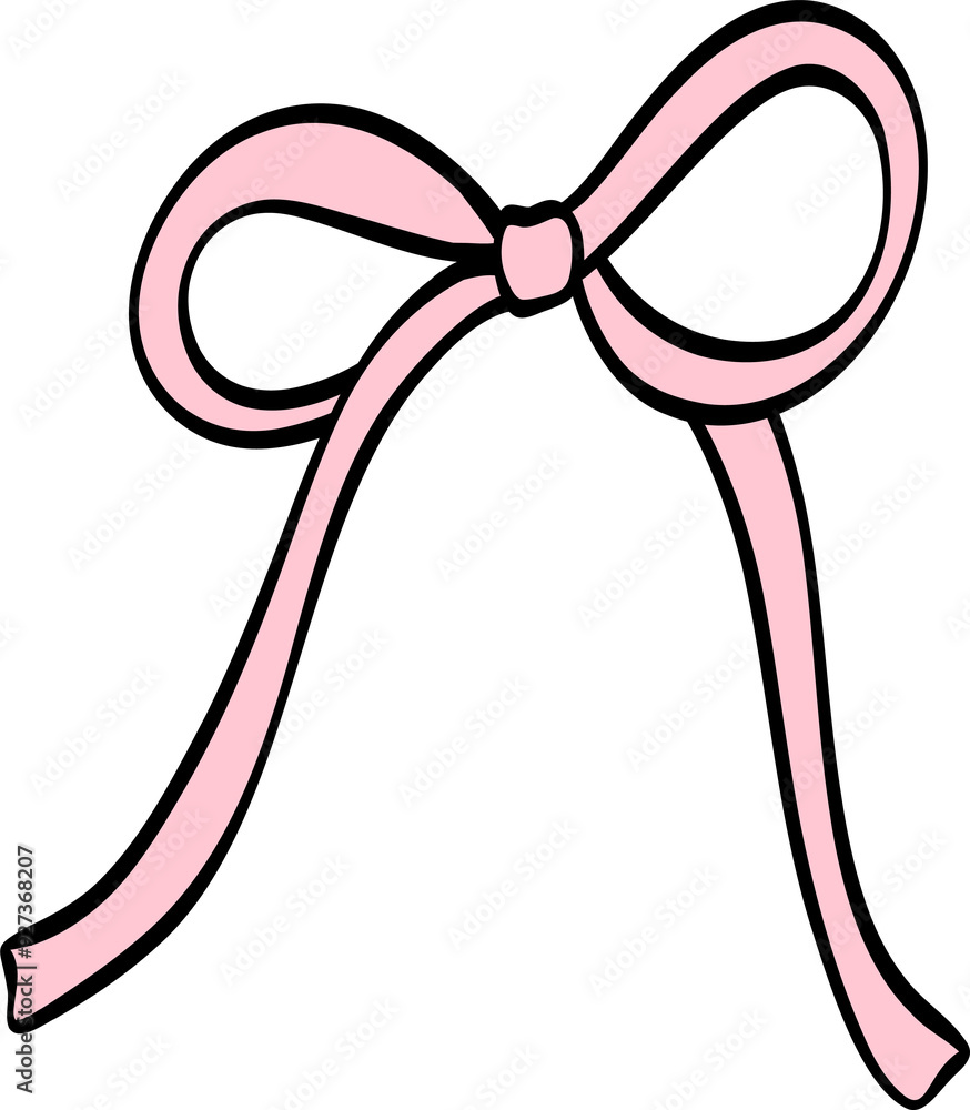 Groovy coquette ribbon bow doodle Groovy coquette ribbon bow doodle