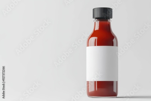 A mockup of a squeeze bottle for condiments