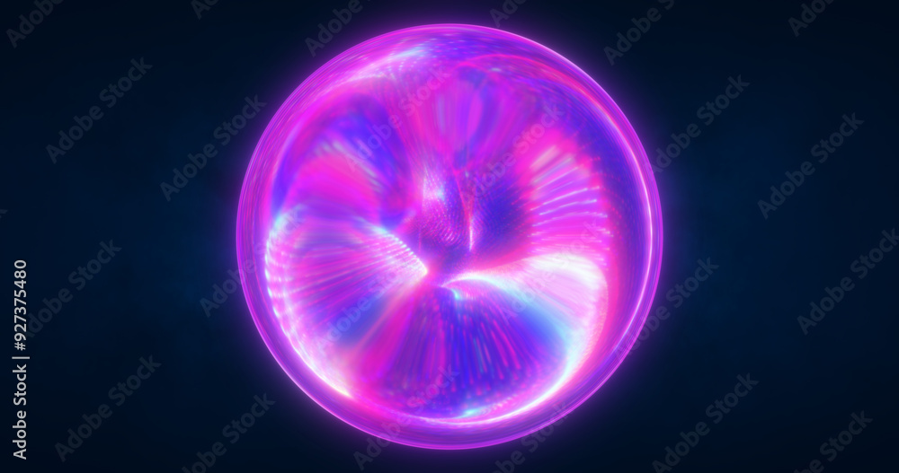 A vibrant, glowing pink orb with swirling, fluid patterns, set against a dark background. Ideal for sci-fi, abstract, or futuristic design A vibrant, glowing pink orb with swirling, fluid patterns, set against a dark background. Ideal for sci-fi, abstract, or futuristic design