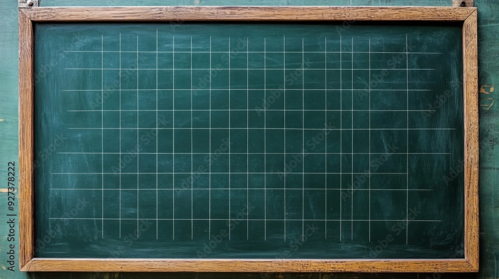 A classic, well-framed chalkboard featuring grid lines, this educational tool is versatile enough for teaching, drawing, and organizing lessons in any educational setting. A classic, well-framed chalkboard featuring grid lines, this educational tool is versatile enough for teaching, drawing, and organizing lessons in any educational setting.