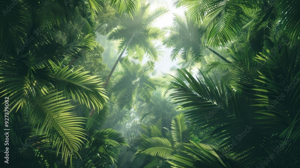 Fototapeta premium Canopy of a tropical forest