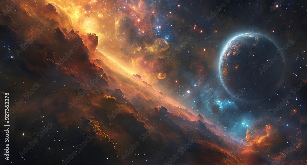 Fototapeta premium planet in space