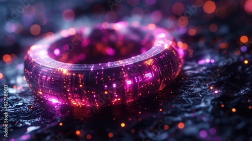 Glowing Ring of Light