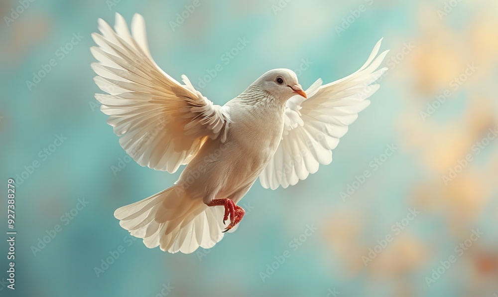 A sky funeral background with a white dove, providing space for text and reflection. A sky funeral background with a white dove, providing space for text and reflection.