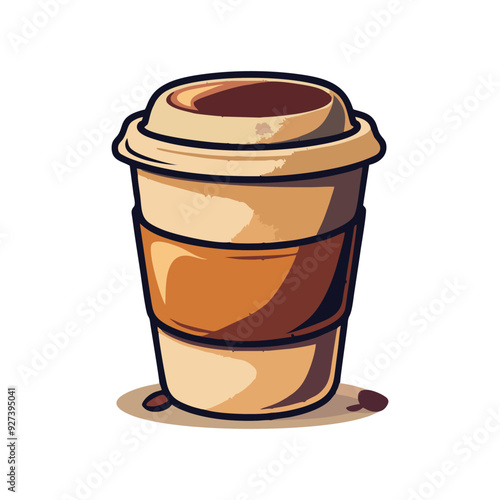 Template of drink cup for your design. 