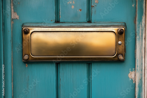 Blank Name Plate On Office ...