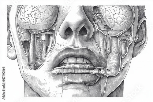 Rhinology Text Illustration