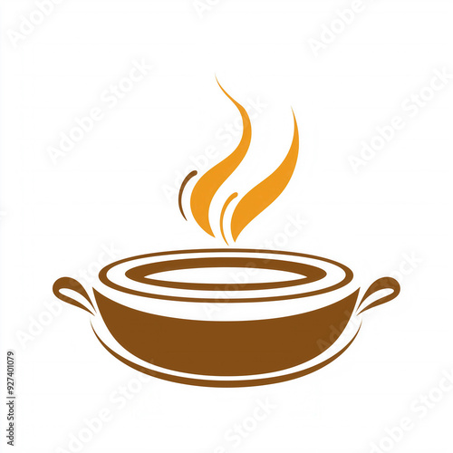 Simple Logo Of Meal In An A...
