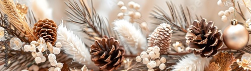 Boho Christmas Garland with...