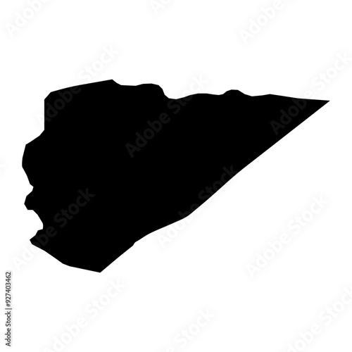 Usta Muhammad district map, administrative division of Pakistan. Vector illustration.