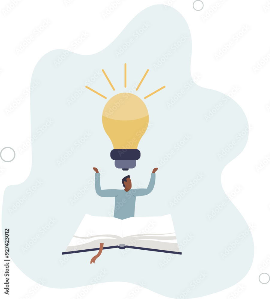 Knowledge or education, study or learning new skill, creativity or idea, reading book for inspiration,flat design with people. Knowledge or education, study or learning new skill, creativity or idea, reading book for inspiration,flat design with people.