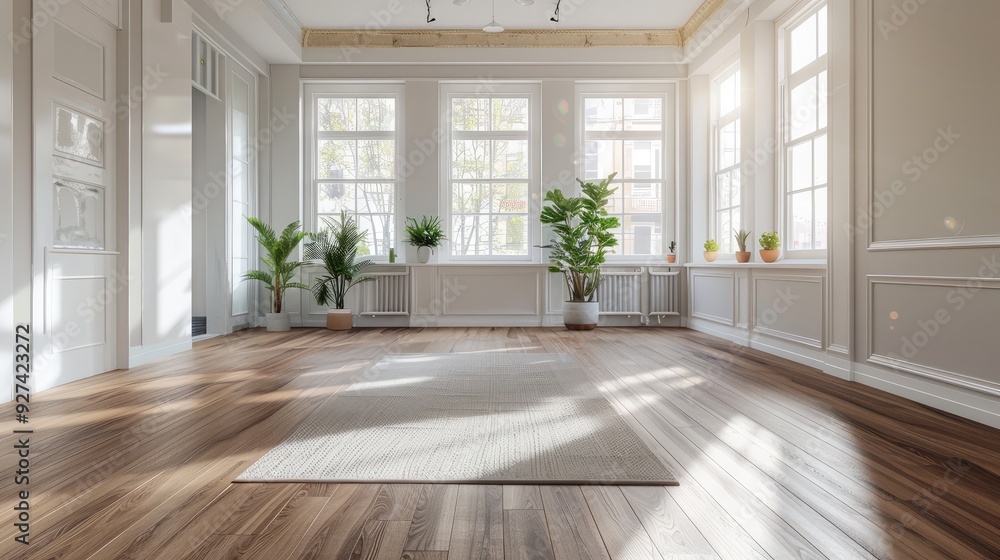 Fototapeta premium empty room with window