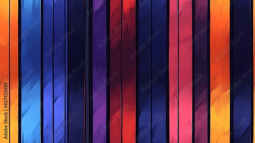 A colorful striped background with a blue stripe in the middle. The background is a mix of blue, red, and orange A colorful striped background with a blue stripe in the middle. The background is a mix of blue, red, and orange