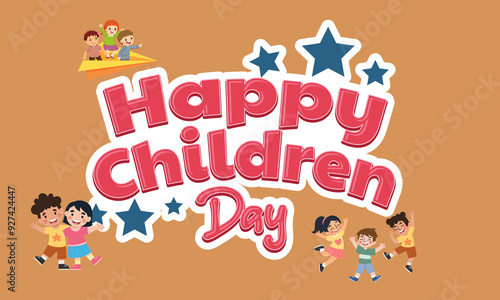 World Children's Day illustration design 