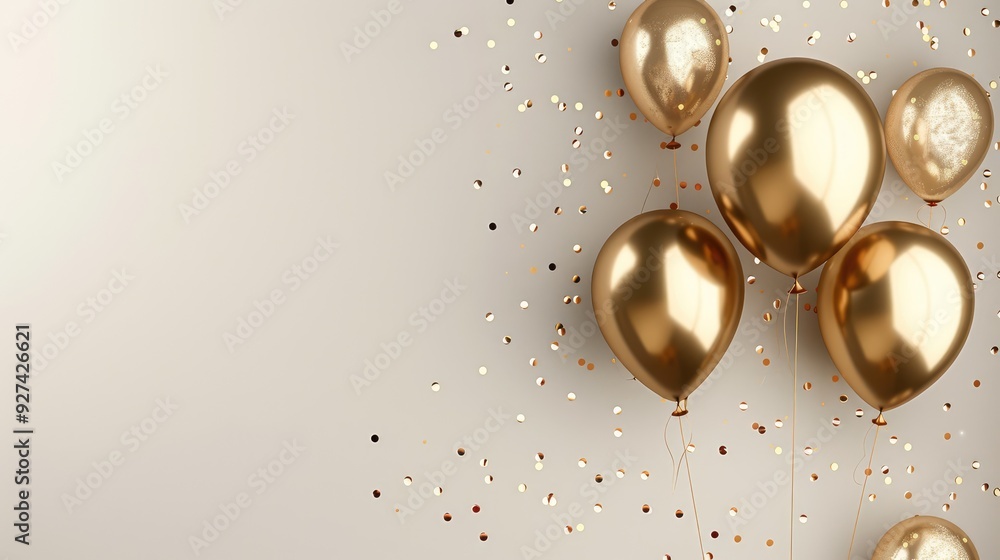 Obraz premium golden christmas background