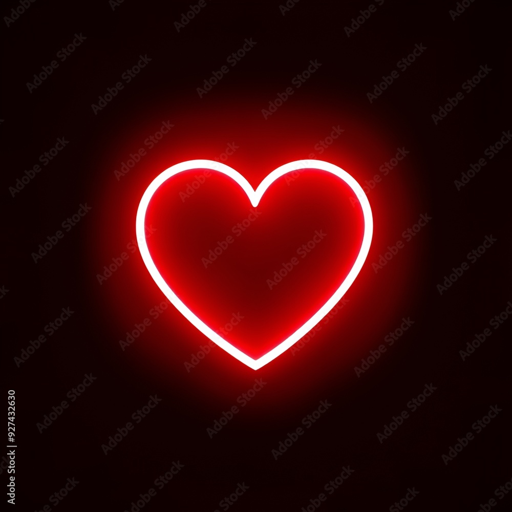Heart Icon Isolated on Transparent Background Heart Icon Isolated on Transparent Background