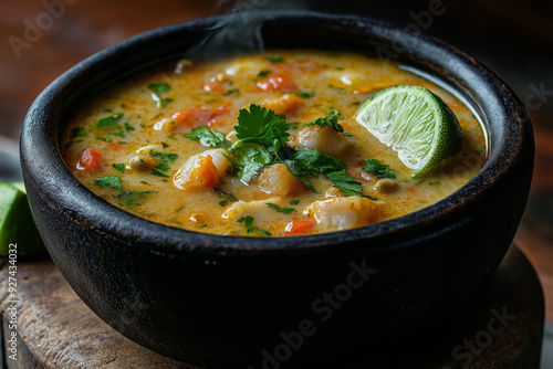 Creamy Sopa de Caracol - Traditional Honduran Conch Soup with Caribbean Flavors