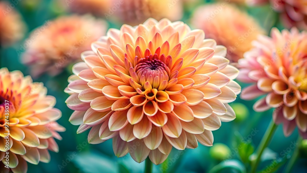 Peach chrysanthemum in full bloom with soft petals and vibrant color , peach, chrysanthemum, flower, dendrathema, bloom Peach chrysanthemum in full bloom with soft petals and vibrant color , peach, chrysanthemum, flower, dendrathema, bloom