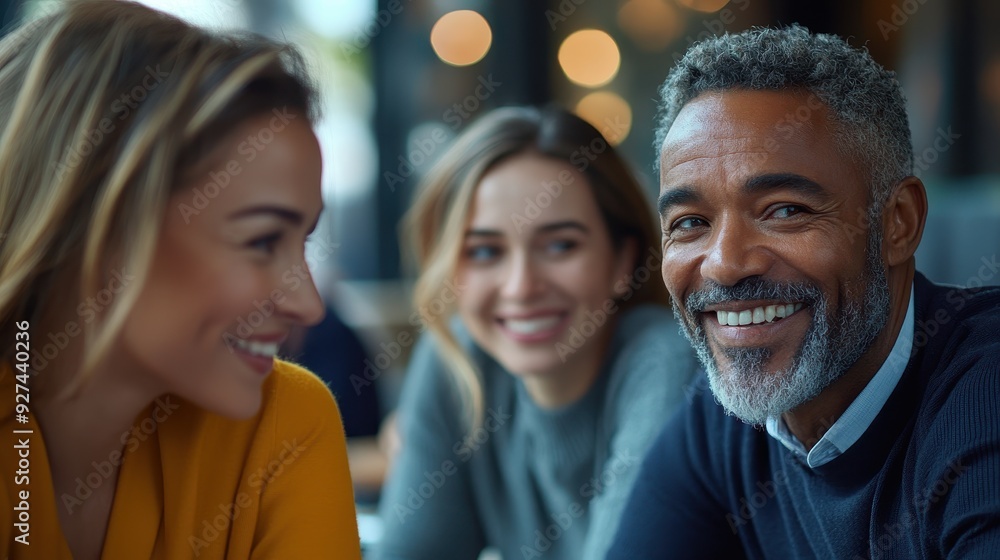 Group of Diverse Friends Smiling and Enjoying Time Together in a Cozy Cafe with Warm Lighting Group of Diverse Friends Smiling and Enjoying Time Together in a Cozy Cafe with Warm Lighting