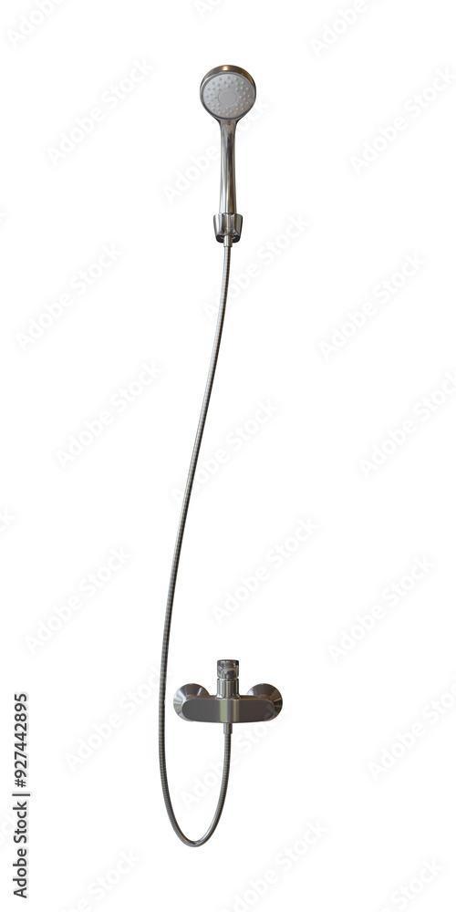 Hand Shower 3D Render Illustration Element 01 Hand Shower 3D Render Illustration Element 01
