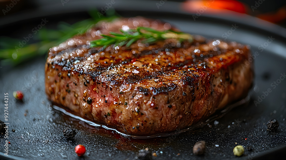 grilled steak on a plate grilled steak on a plate