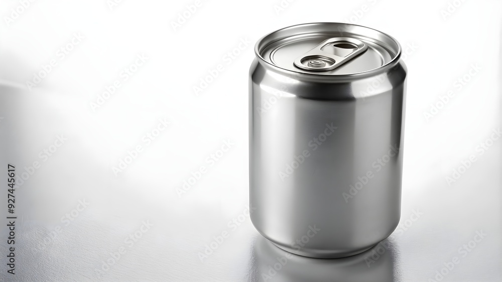 Aluminum can on a white background, recycling, beverage, metal, container, eco-friendly, refreshment, aluminum, drink, object Aluminum can on a white background, recycling, beverage, metal, container, eco-friendly, refreshment, aluminum, drink, object