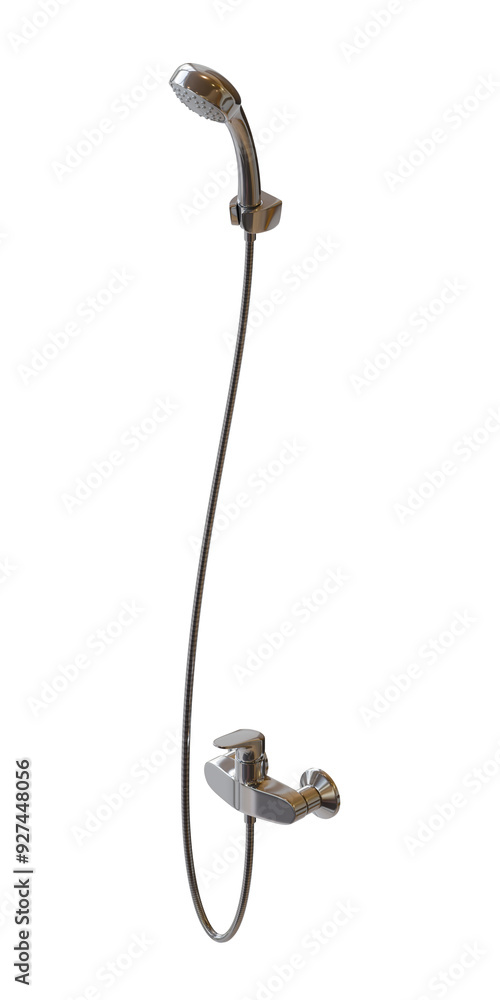 Hand Shower 3D Render Illustration Element 03 Hand Shower 3D Render Illustration Element 03