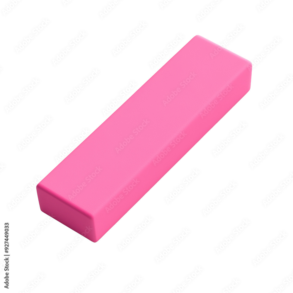 A pink object is on a transparent background A pink object is on a transparent background
