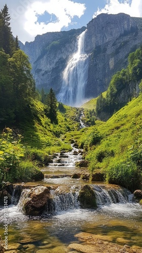 waterfall in plitvice national park