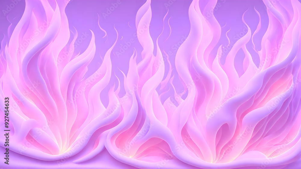 Fototapeta premium Mystic Blaze pink background shadow 3d wallpaper