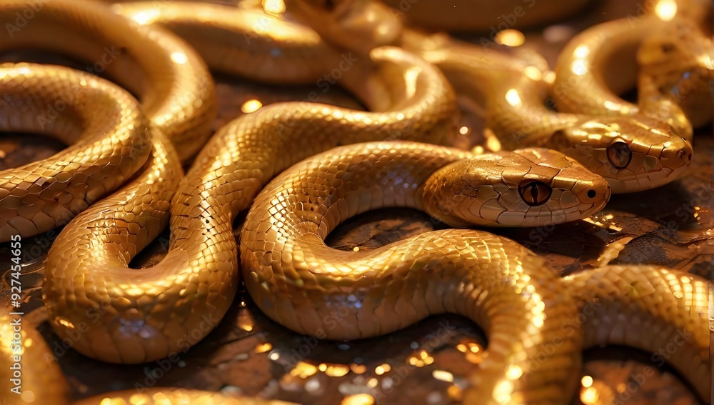 Golden Snakes. Golden Snakes.