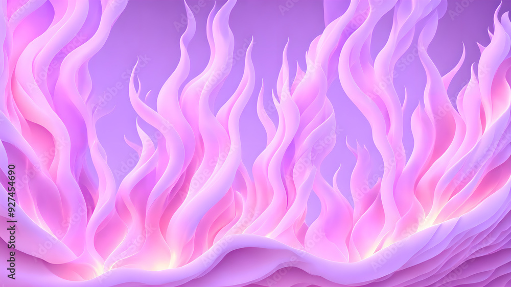 Fototapeta premium Mystic Blaze pink background shadow 3d wallpaper