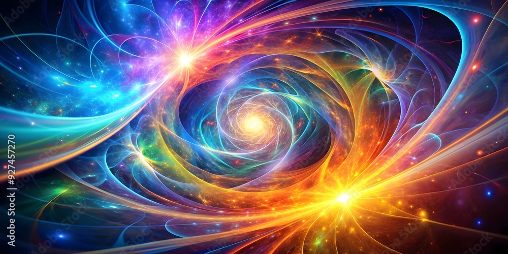 Abstract of quantum energy with vibrant colors and swirling patterns, quantum, energy, abstract,vibrant Abstract of quantum energy with vibrant colors and swirling patterns, quantum, energy, abstract,vibrant