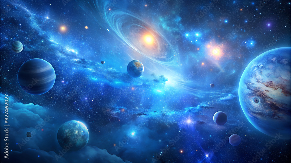 Abstract space wallpaper for your design.
