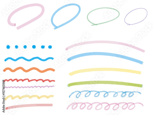 マーカーのライン２