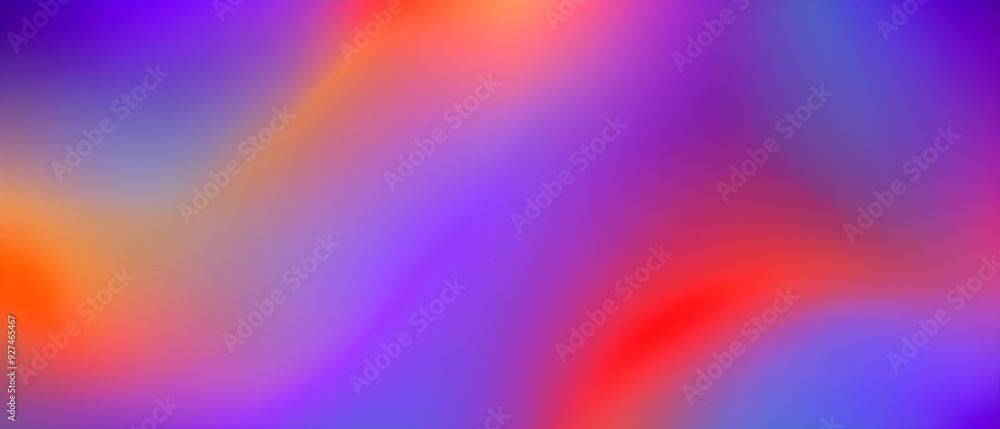 Obraz premium Abstract gradient blur with shades of vibrant colors, creating a smooth and calming atmosphere