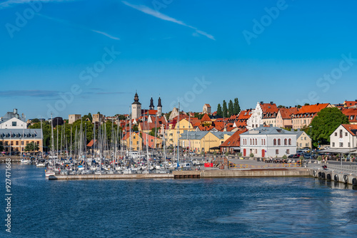 Canvas Print views around Visby Gotland Sweden
