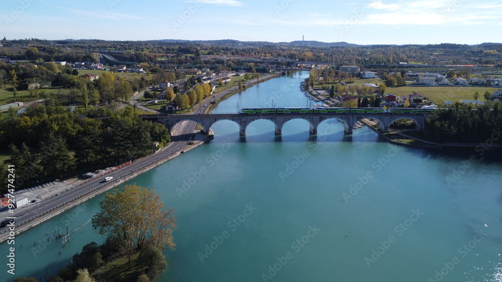 Fototapeta premium Porta Verona, Peschiera del Garda, Faro del Nord, Lago di Garda, Veneto, Italy