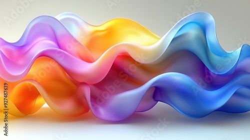 Vibrant hues blend and swirl, evoking a sense of calm and movement