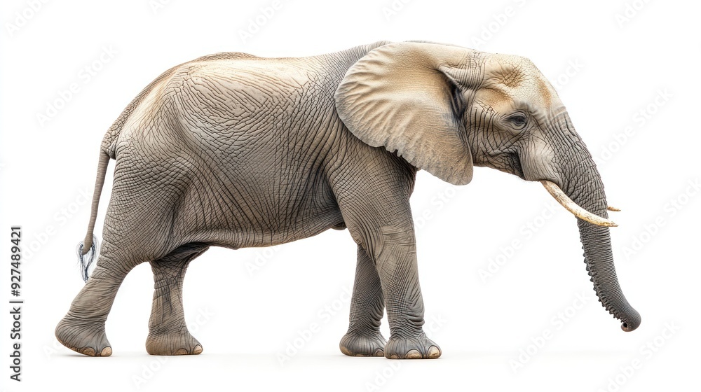 Fototapeta premium African Elephant in Profile