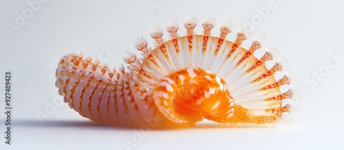 Close-up of a Spirobranchus Giganteus Tube Worm photo