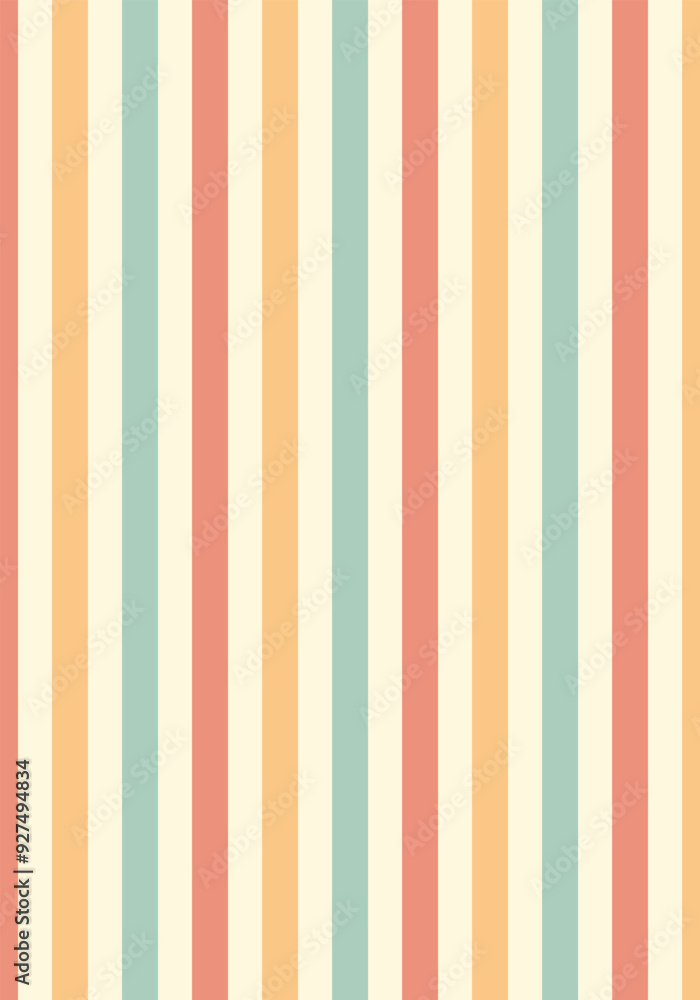 Obraz premium Vector Colorful Stripes Pattern Background