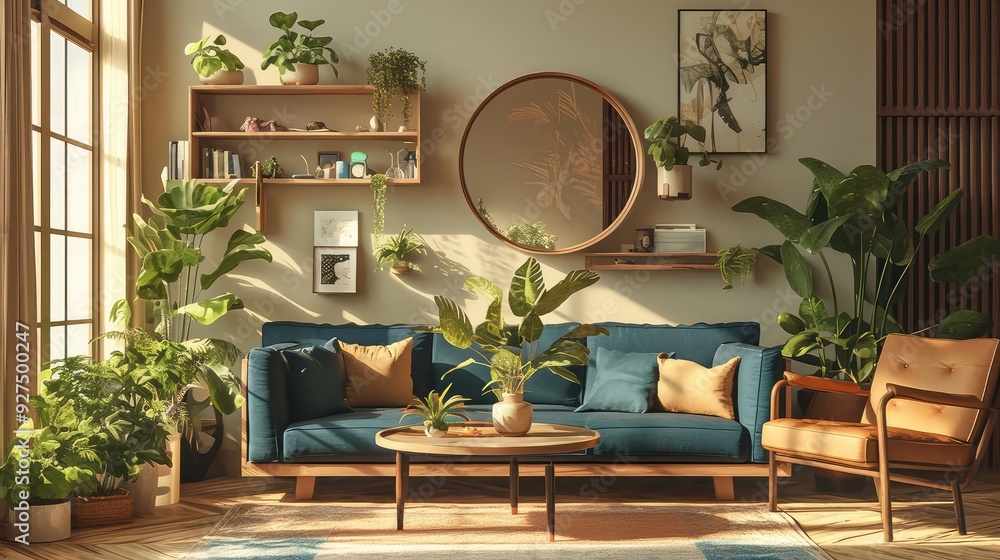 Fototapeta premium living room with a sofa