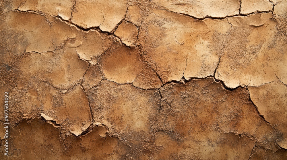 A textured surface resembling cracked earth or clay. A textured surface resembling cracked earth or clay.